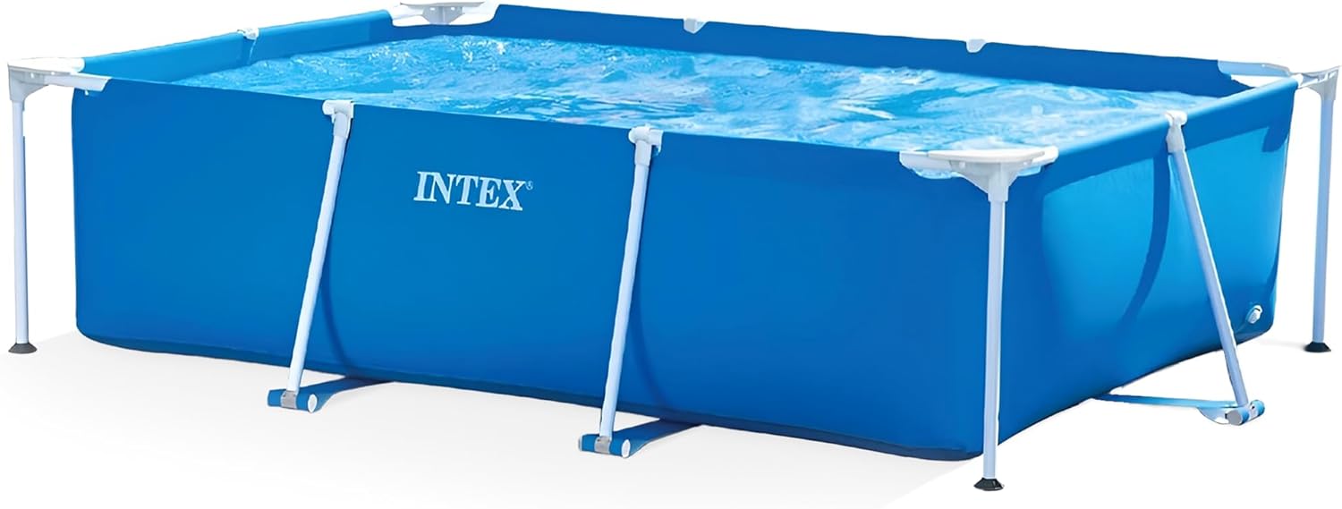 Intex Rectangular Frame-Pool 300 x 200 x 75 cm im Garten