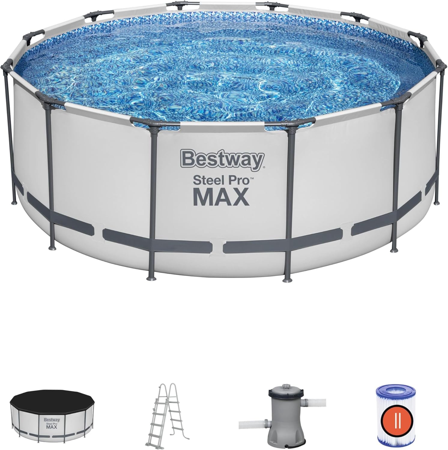 Bestway Steel Pro MAX Pool 366 x 122 cm als großer Aufstellpool