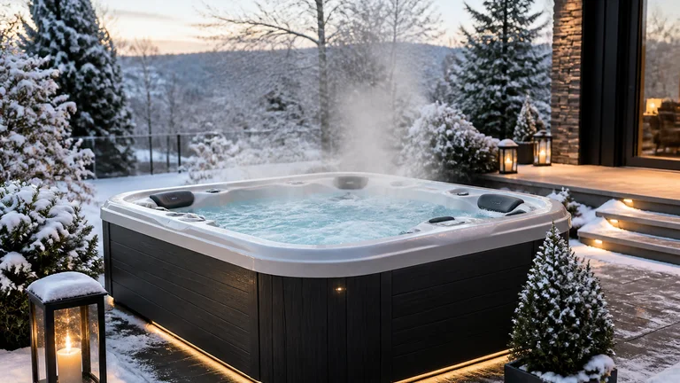 Bestway LAY-Z-SPA Boracay AirJet WLAN Whirlpool im Garten